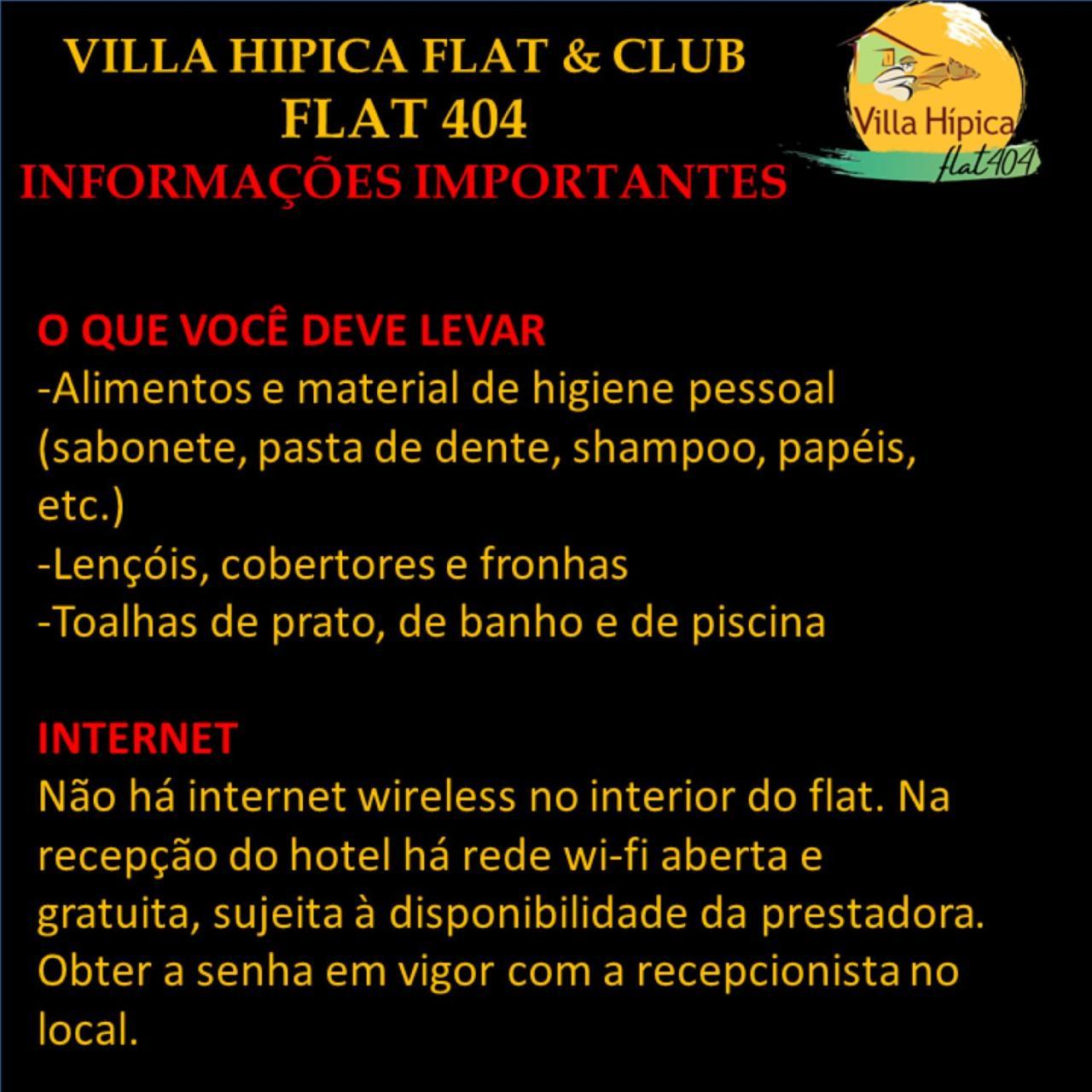 Flat 404 Villa Hipica Gravatá Exteriör bild